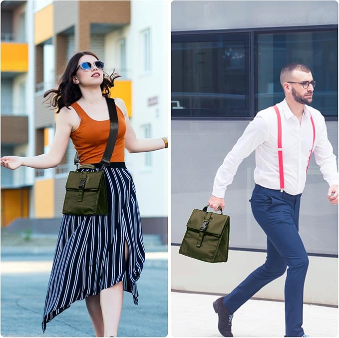 Insulated Foldable Lunch Bag- Lightweight Portable - Image 5