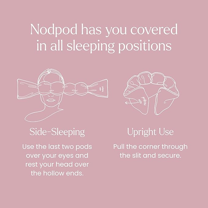 Nodpod Gentle Pressure Silk Sleep Mask | Patented Light Blocking Design - Image 6