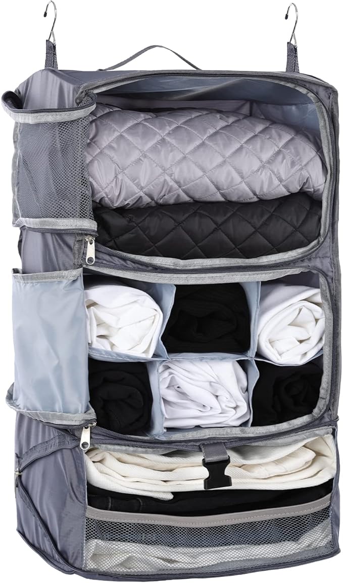 TABITORA Travel Portable Hanging Shelves Closet Organizer Packing Luggage by TABITORA%EF%BC%9ANewStart%EF%BC%8CNewLife
