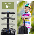 20" Scooter Suitcase for Kids, 2-in-1 Ride On Luggage - Image 4