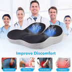 Seat Cushion, Office Chair Memory Cushion, Ergonomic Design, Relieve Sciatica - Image 8