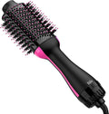 Hair Dryer Brush Blow Dryer Brush in One, Upgraded 4 in 1 Hair Dryer and Styler Volumizer with Negative Ion Anti-frizz Ceramic Titanium Barrel Hot Air Hair Straightener Brush