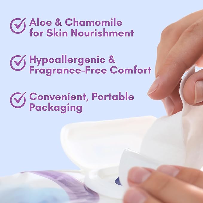 XL Individually Wrapped Nurture Antibacterial Body & Hand Wipes | Alcohol-Free - Image 7