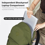 mixi Outdoor Lightweight Backpack Casual Carry On Laptop Backpack Travel Bookbag - Image 5
