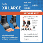 Plantar Fasciitis Sock for Men and Women, Compression Foot Sleeves - Image 3