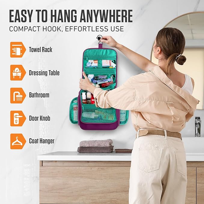 VENTURE 4TH Hanging Travel Toiletry Bag - Image 7