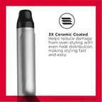 Revlon Perfect Heat Triple Ceramic Curling Iron | For Silky Smooth Medium Curls (1 in)