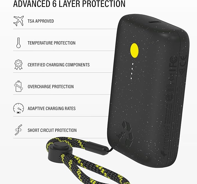 Nimble Champ Portable Charger, 000mAh Power Bank Fast Charging, 20W Dual USB-C - Image 7