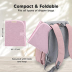 KeaBabies Portable Diaper Changing Pad, Easy Wipe Clean - Image 2