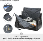 STOVER Garment Travel Duffle Bag, Large 2-in-1 Convertible Carry-on Luggage - Image 3