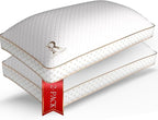 Royal Therapy 2-Pack Queen Memory Foam Pillow, Adjustable Shredded Odor-Free by ROYALTHERAPY