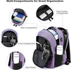 BIKROD Backpack for Girls Women, School Backpack for Teen Boys, Lightweight - Image 2