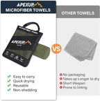 APEXUP Microfiber Travel Towel, Ultra Absorbent Quick Dry Towels, Lightweight - Image 3