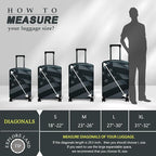 Explore Land Travel Luggage Cover Suitcase Protector Fits 23-26 Inch Case - Image 5