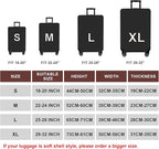 WUJIAONIAO Travel Luggage Cover Baggage Suitcase Cover Protector Skins 18-32 - Image 2