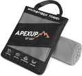 APEXUP Microfiber Travel Towel, Ultra Absorbent Quick Dry Towels, Lightweight by APEXUP