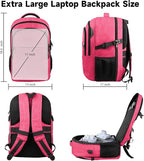 Lapsouno Extra Large Backpack, 17.3 Inch Travel Laptop Backpack, Water - Image 6