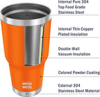 WETOWETO 30oz Tumbler, Stainless Steel Vacuum Insulated Water Coffee Tumbler Cup - Image 5