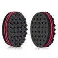 2 Pcs Hair Sponge for Black Men Curls - Double Sided Curling Sponge, Small Holes Hair Twist Tool, Twist Brush for Textured Styling