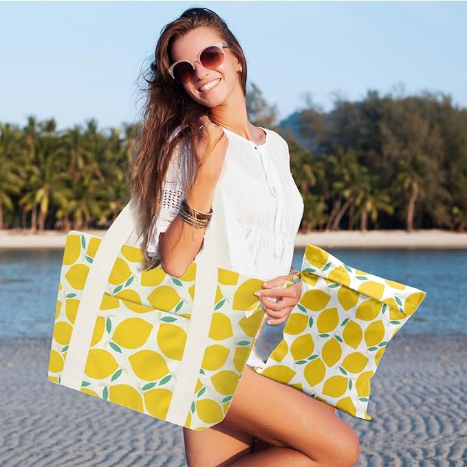 Beach Bags Wet Bag for Swimsuit Tote Bag for Friends Travel Gifts, Aloha Bags - Image 4