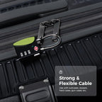 pack all TSA Approved Cable Luggage Locks, 3 Digit Combination Padlocks - Image 3