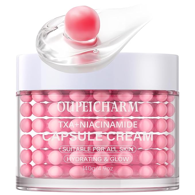 TXA Niacinamide Capsule Face Cream,Moisturizer Capsule Facial Cream,Hydrating Night Face Cream Skincare 4.9 OZ