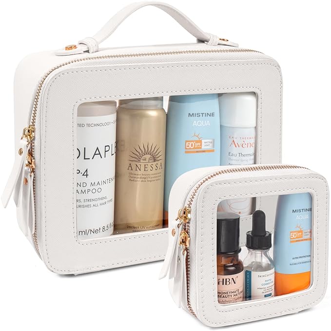 LETGO Clear Makeup Bags Set by LETGO