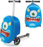 VEVOR Ride-on Luggage, 20 L Capacity, 20 Inches Kids Scooter Suitcase by VEVOR