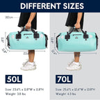 Haimont Waterproof Duffel Bag Roll-top Dry Duffel Bag - Image 6