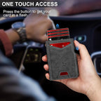 Wallet for Men Wallet with Slim Pop Up Card Holder 9-13 Cards, Bifold - Image 2