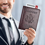 Passport Holder with Vaccine Card Slot Combo, Passport Wallet/ Cover/ Case - Image 6