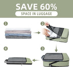 BAGAIL 4 Set/6 Set/8 Set Compression Packing Cubes Travel Accessories - Image 4