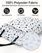 ALVABABY 2 Pack Large Wet Dry Bag Waterproof Hanging Cloth Diaper - Image 2