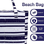 Waterproof Beach Tote Pool Bags - Image 4