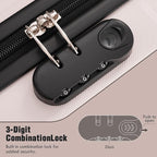 Merax Luggage Sets of 3 Piece Carry on Suitcase Airline Approved, Hardcase - Image 6