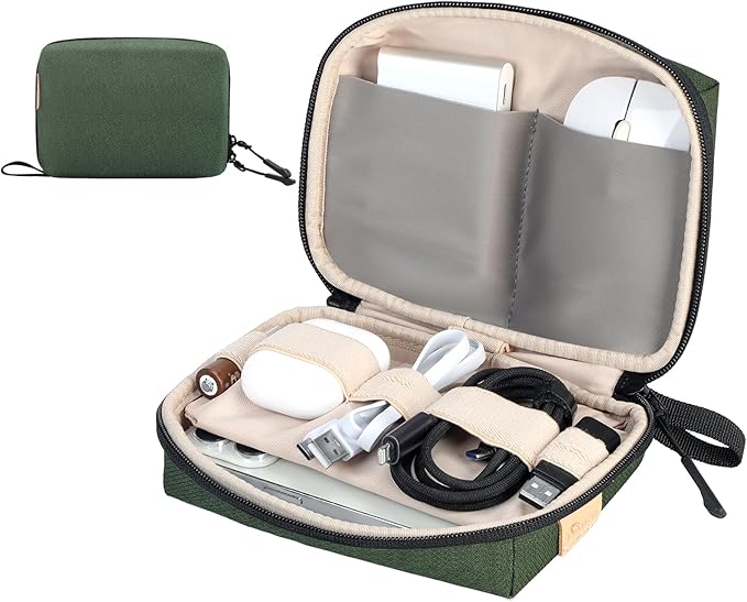 SIMTOP Electronics Organizer Cord Organizer Travel Case, Small Tech Bag by SIMTOP