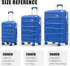 28 Inch Luggage with Spinner Wheels, Large Hard Shell Suitcase, Lightweight PP - Image 9