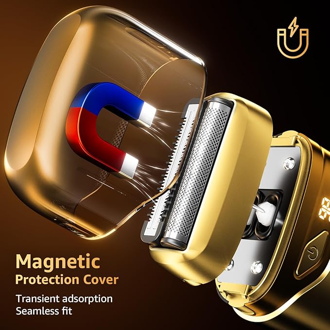 Electric Foil Shavers for Men, Mini Electric Razor, Compact Face Shaver - Image 4