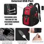 SHRRADOO Extra Large 50L Travel Laptop Backpack - Image 2