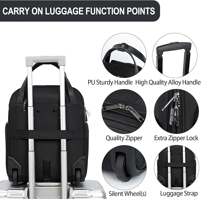 EMPSIGN Underseat Carry On Wheeled - Image 4