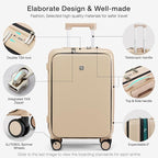 Hanke Grace Expandable Carry On Luggage - Image 3