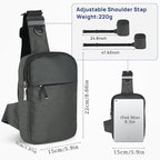 VADOO Crossbody Bags for Women, Mini Lightweight RFID Blocking Sling Men Bag - Image 4