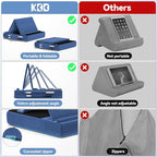 KDD Tablet Pillow Stand, Bed and Desk, Foldable Soft Pad Dock - Image 5