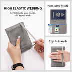 Melsbrinna Premium Leather Passport Holder Covers Case, Waterproof Rfid - Image 2