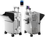 Zipperless Luggage, Polycarbonate Aluminum Hardshell, Expandable Carry-On by cycyCarry