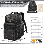 Diaper Bag Backpack for Dad, DBTAC Large Baby Nappy Bag for Men w/Changing Mat - Image 6
