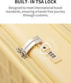 aji Expandable Top Opening 26 Inch Checked Luggage - Image 10