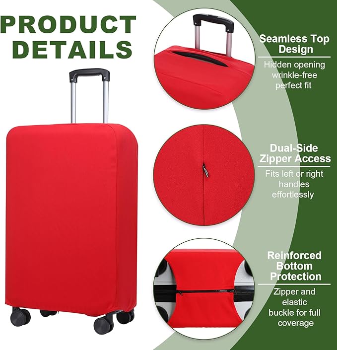 PATIKIL Luggage Cover, Suitcases Covers Elastic Carry on Cover Protector - Image 3