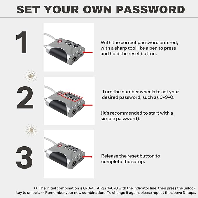 TSA Approved Luggage Locks - Image 5