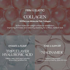 VT COSMETICS CICA Collagen Daily Mask 30 Sheets, 300Da Low Molecular Collagen for Skin Elasticity, Hydrating & Firming, Pink Collagen Essence, Korean Face Mask